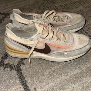 Nike Waffle One Men's Shoes Natural/Light Bone/Coconut Milk DA7995-102‎ Size 9